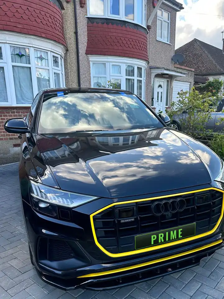 After: the same Audi Q8 in Barnet with its new windscreen fitted